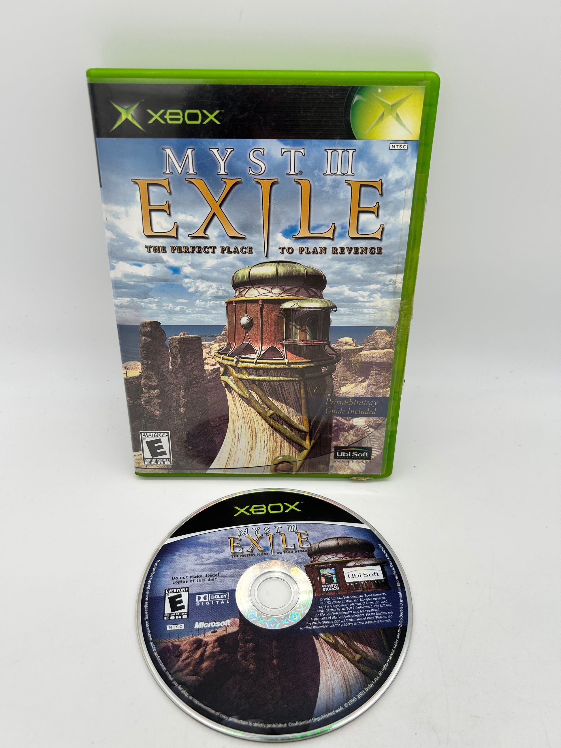 PiXEL-RETRO.COM : MICROSOFT XBOX COMPLETE CIB BOX MANUAL GAME NTSC MYST III EXILE THE PERFECT PLACE TO PLAN REVENGE
