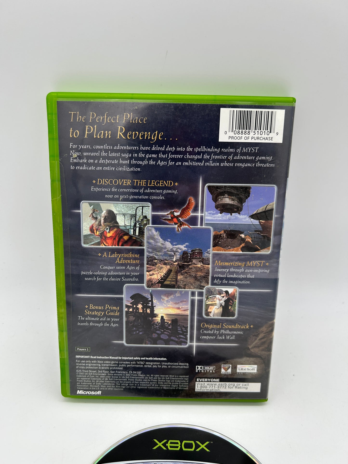 MiCROSOFT XBOX ORiGiNAL | MYST III EXiLE THE PERFECT PLACE TO PLAN REVENGE