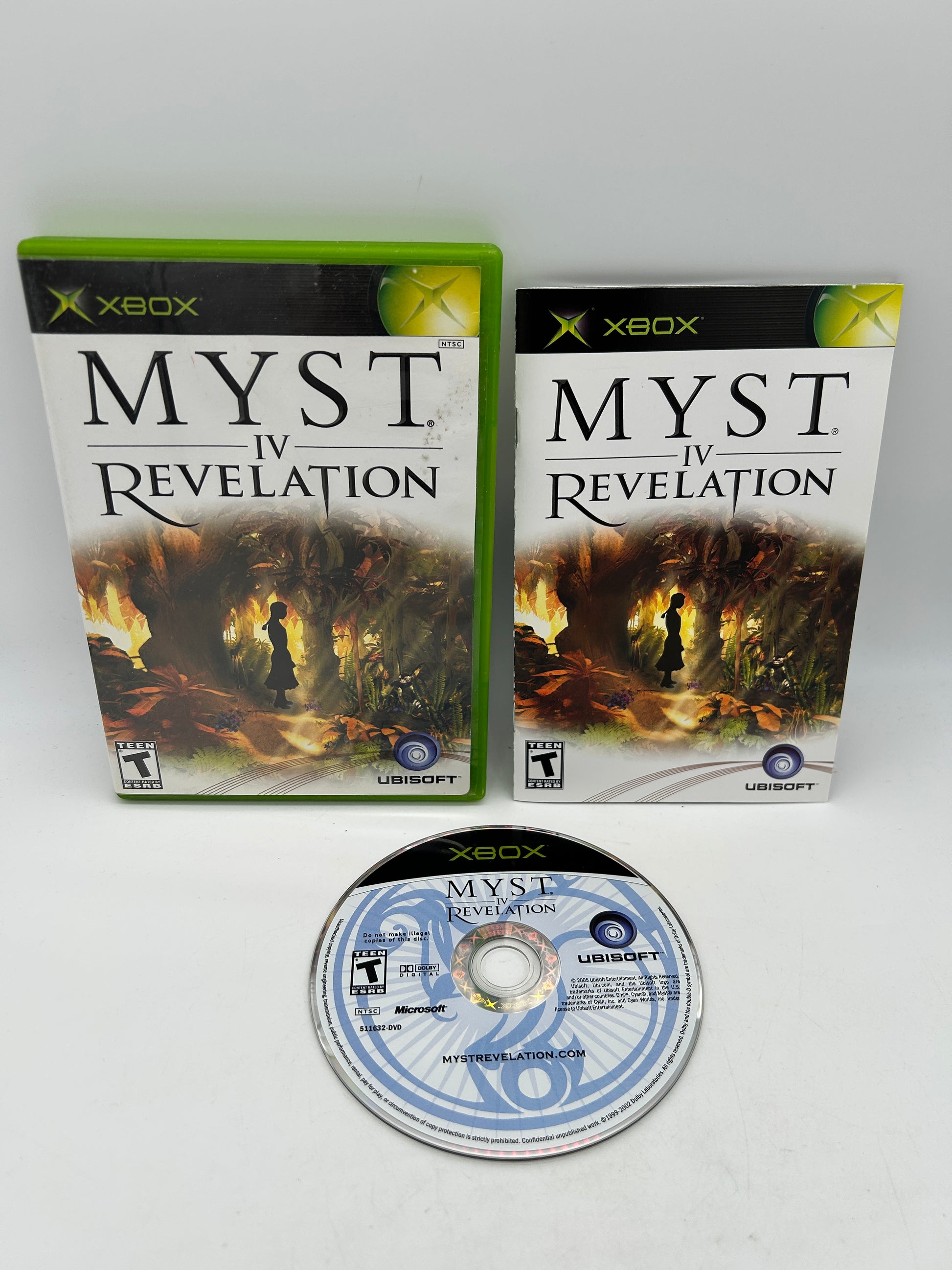 PiXEL-RETRO.COM : MICROSOFT XBOX COMPLETE CIB BOX MANUAL GAME NTSC MYST IV REVELATION