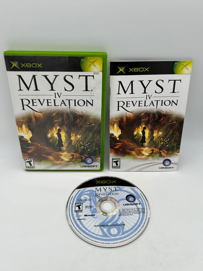 PiXEL-RETRO.COM : MICROSOFT XBOX COMPLETE CIB BOX MANUAL GAME NTSC MYST IV REVELATION
