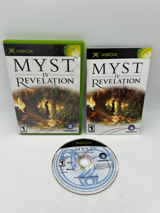 PiXEL-RETRO.COM : MICROSOFT XBOX COMPLETE CIB BOX MANUAL GAME NTSC MYST IV REVELATION