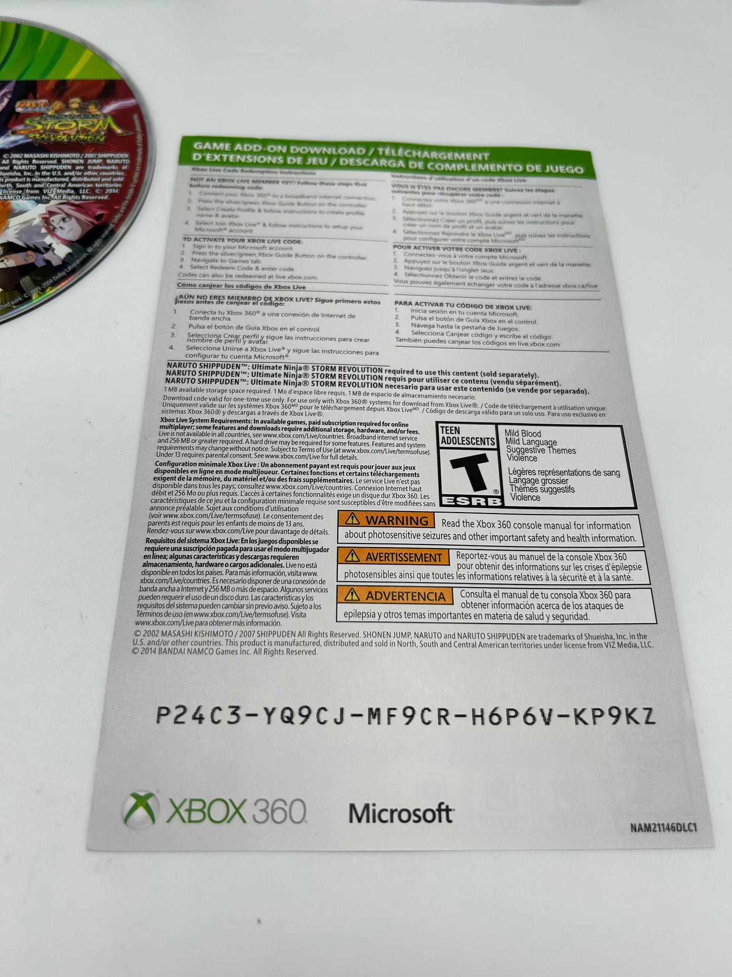 Microsoft XBOX 360 | NARUTO SHiPPUDEN ULTiMATE NiNJA STORM REVOLUTiON
