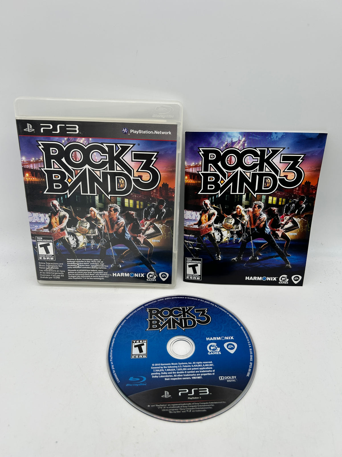 PiXEL-RETRO.COM : SONY PLAYSTATION 3 (PS3) COMPLET CIB BOX MANUAL GAME NTSC ROCK BAND 3