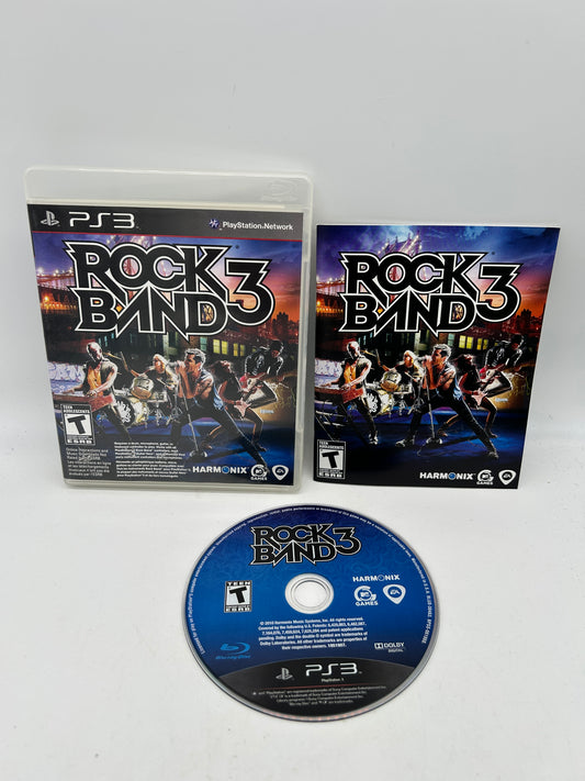 PiXEL-RETRO.COM : SONY PLAYSTATION 3 (PS3) COMPLET CIB BOX MANUAL GAME NTSC ROCK BAND 3