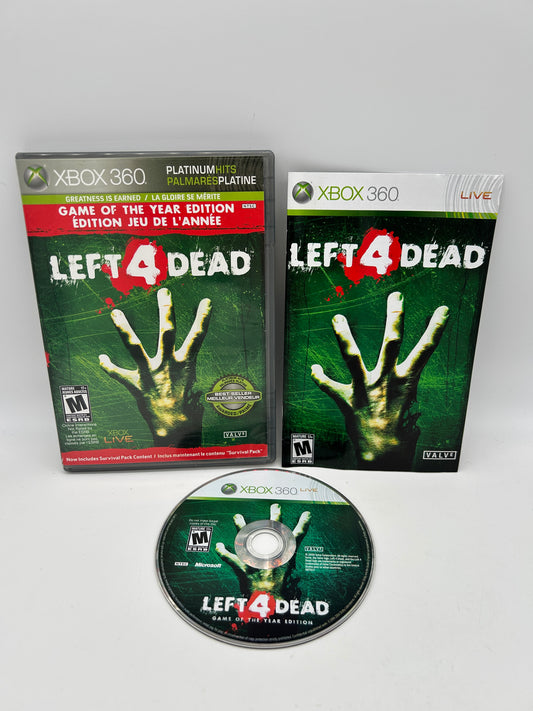 PiXEL-RETRO.COM : MICROSOFT XBOX 360 COMPLETE CIB BOX MANUAL GAME NTSC LEFT 4 DEAD