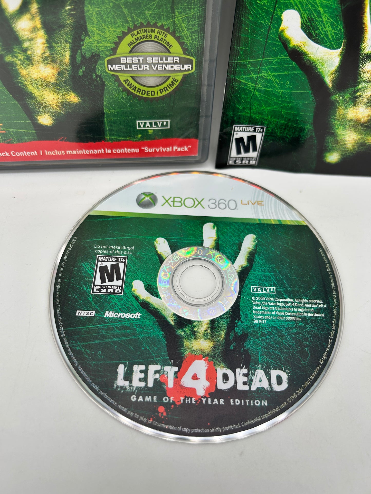 Microsoft XBOX 360 | LEFT 4 DEAD | PLATiNUM HiTS