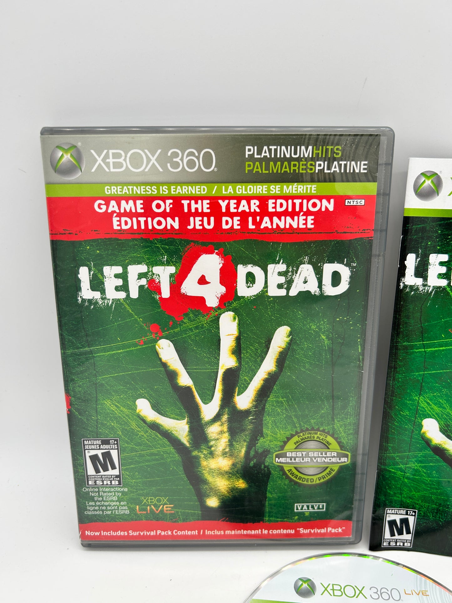 Microsoft XBOX 360 | LEFT 4 DEAD | PLATiNUM HiTS