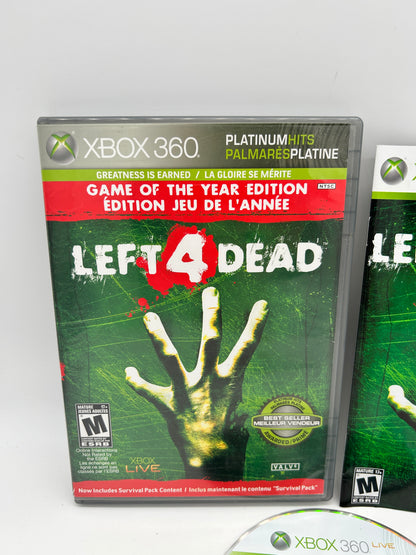 Microsoft XBOX 360 | LEFT 4 DEAD | PLATiNUM HiTS