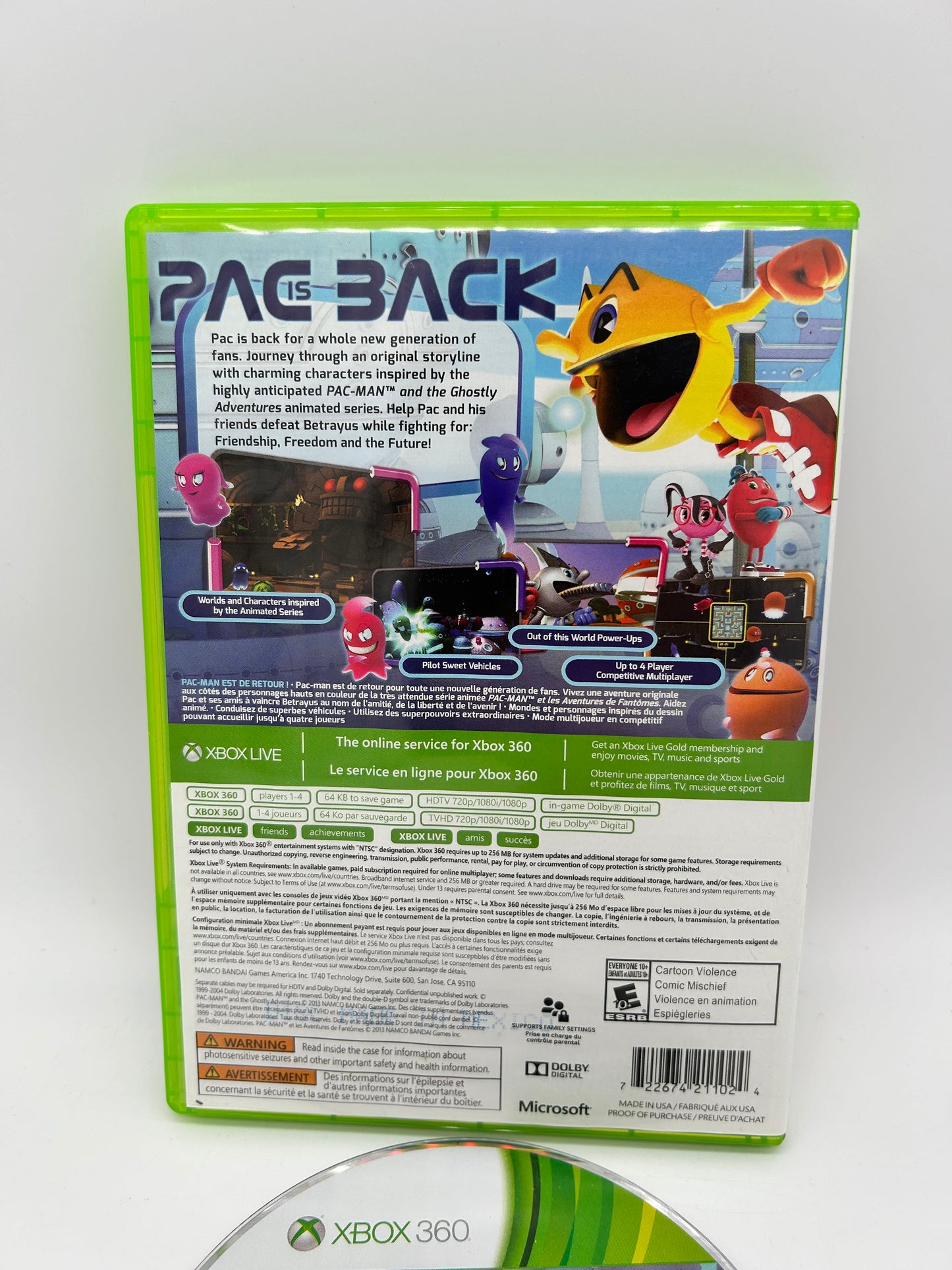 MiCROSOFT XBOX 360 | PAC-MAN AND THE GHOSTLY ADVENTURES