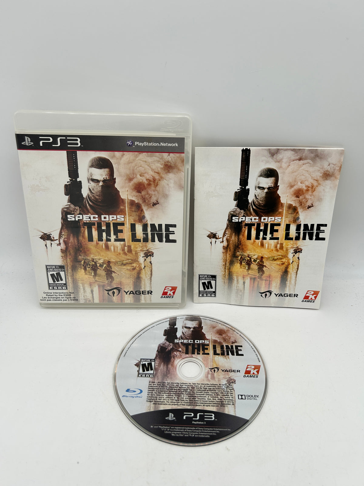 PiXEL-RETRO.COM : SONY PLAYSTATION 3 (PS3) COMPLET CIB BOX MANUAL GAME NTSC SPEC OPS THE LINE