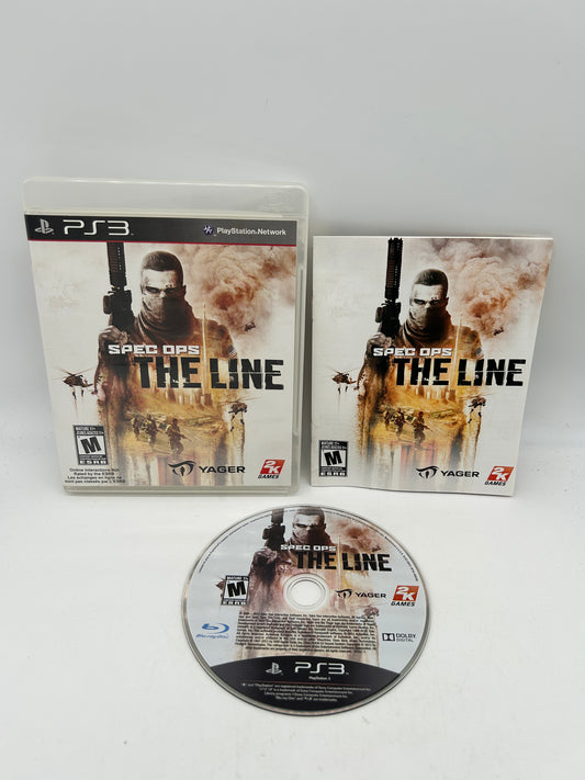PiXEL-RETRO.COM : SONY PLAYSTATION 3 (PS3) COMPLET CIB BOX MANUAL GAME NTSC SPEC OPS THE LINE