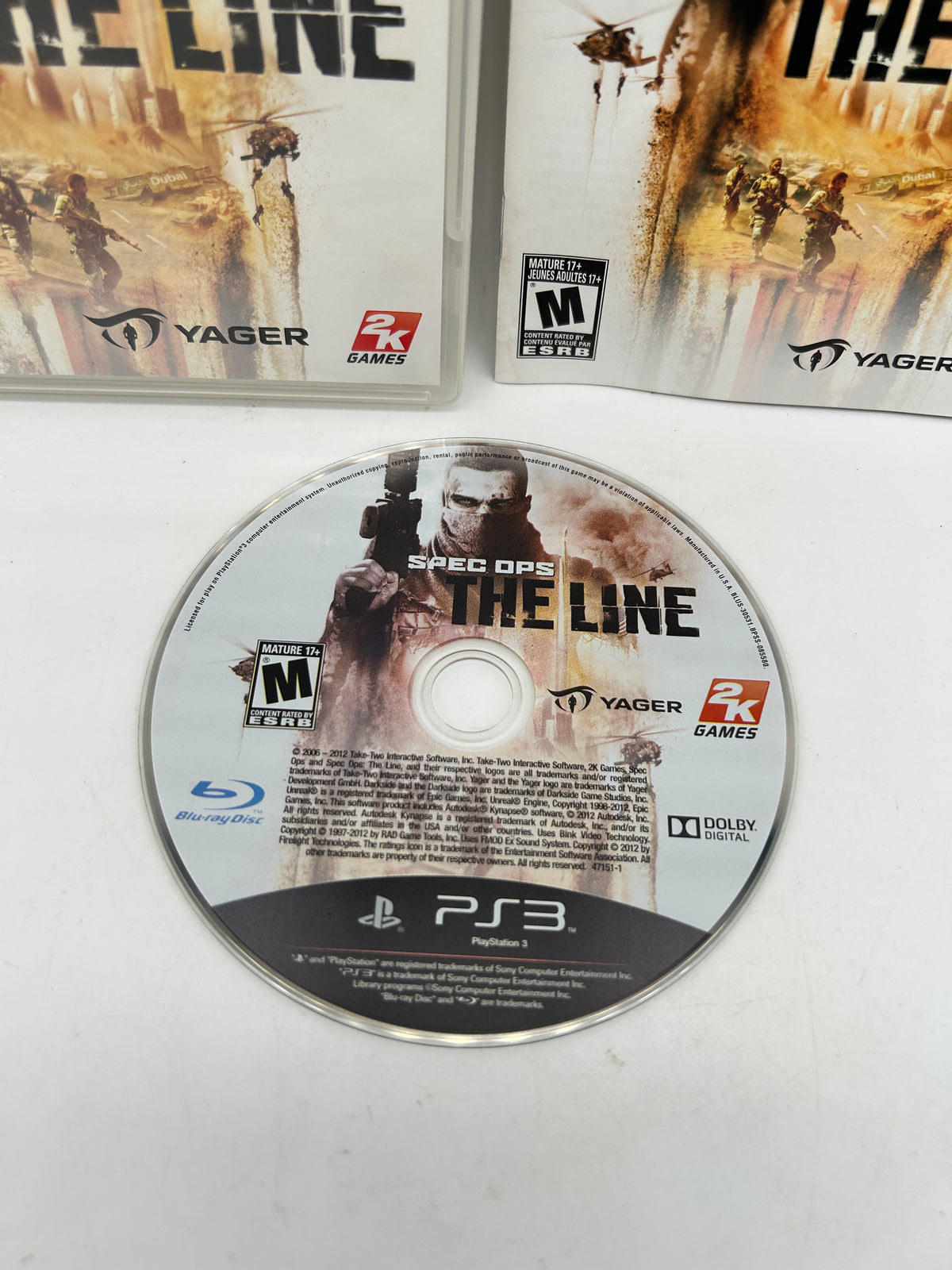 SONY PLAYSTATiON 3 [PS3] | SPEC OPS THE LiNE