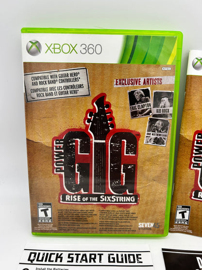 MiCROSOFT XBOX 360 | POWER GiG RiSE OF THE SiXSTRiNG