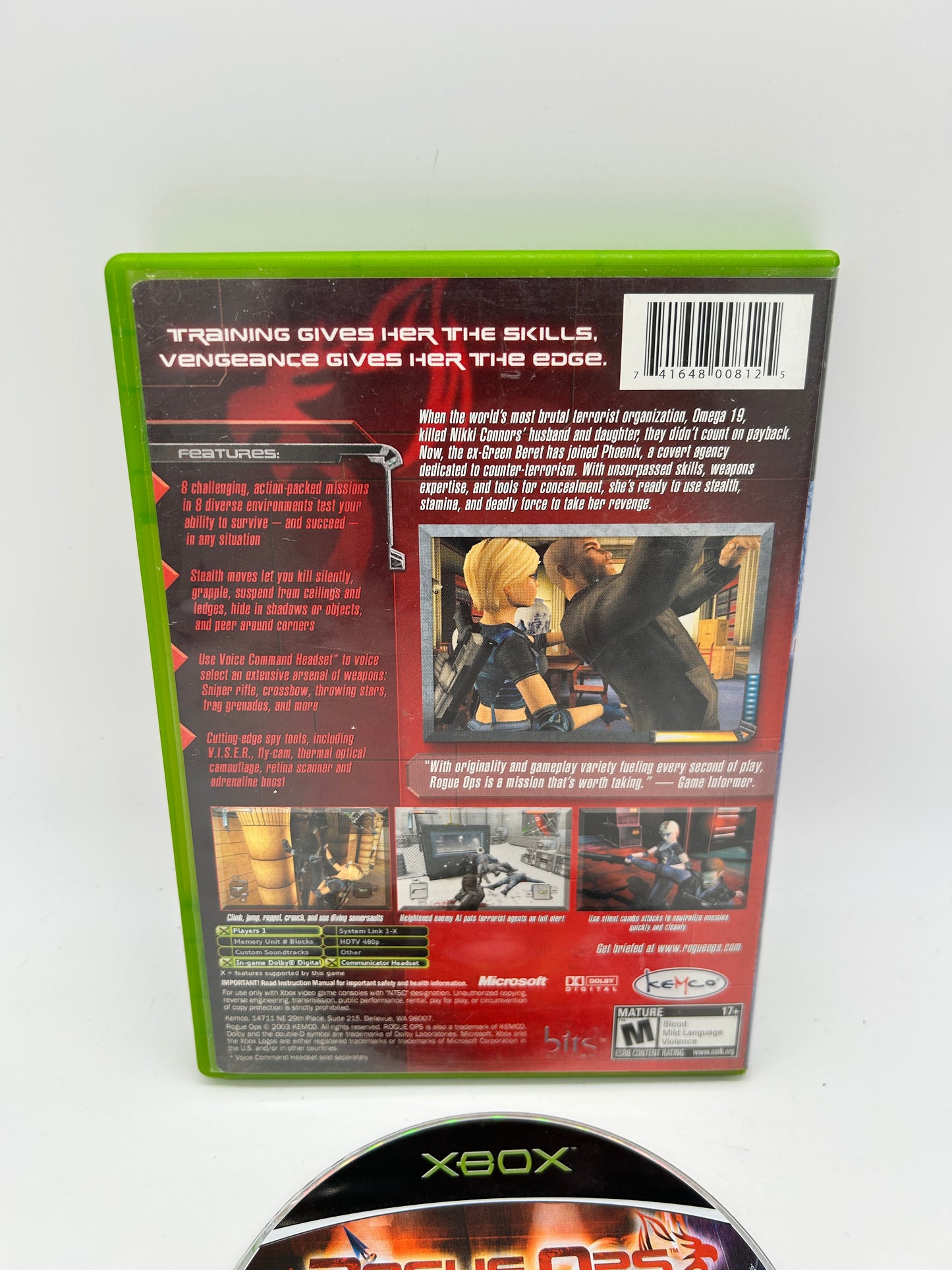 MiCROSOFT XBOX ORiGiNAL | ROGUE OPS