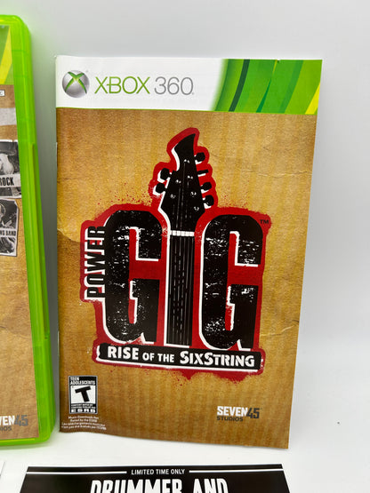 MiCROSOFT XBOX 360 | POWER GiG RiSE OF THE SiXSTRiNG