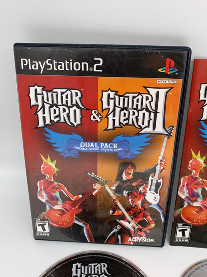 SONY PLAYSTATiON 2 [PS2] | GUiTAR HERO & GUiTAR HERO II | DUAL PACK