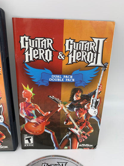 SONY PLAYSTATiON 2 [PS2] | GUiTAR HERO & GUiTAR HERO II | DUAL PACK