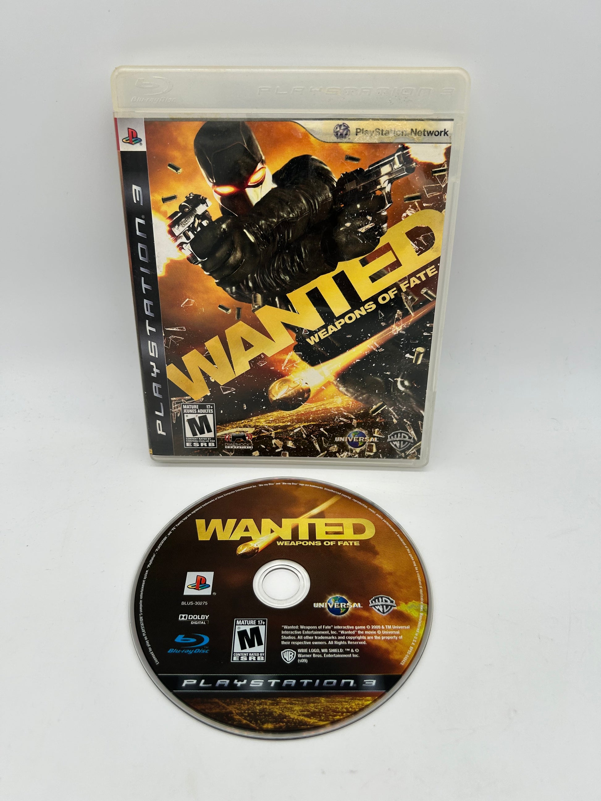 PiXEL-RETRO.COM : SONY PLAYSTATION 3 (PS3) COMPLET CIB BOX MANUAL GAME NTSC WANTED WEAPONS OF FATE