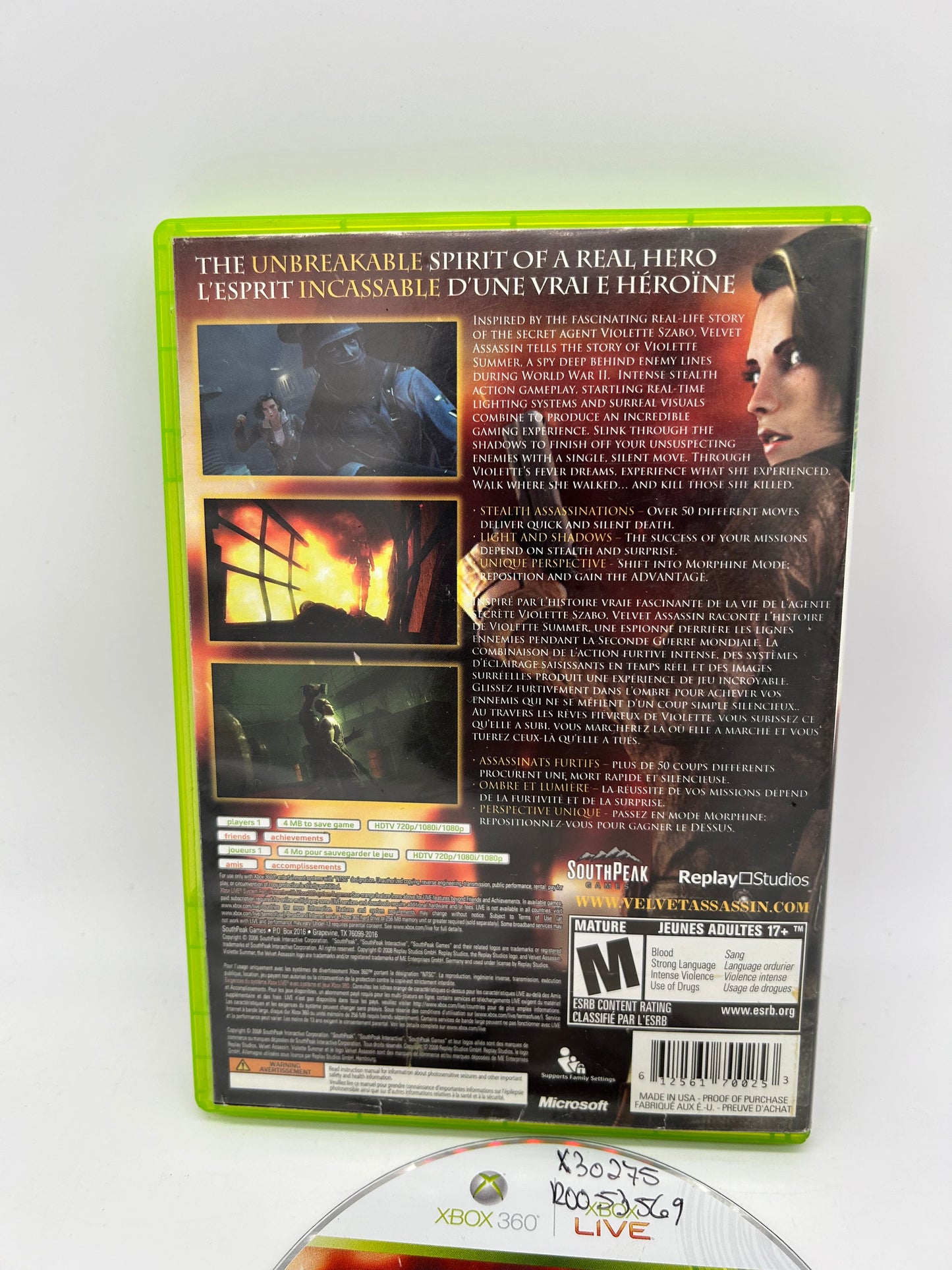 MiCROSOFT XBOX 360 | VELVET ASSASSiN