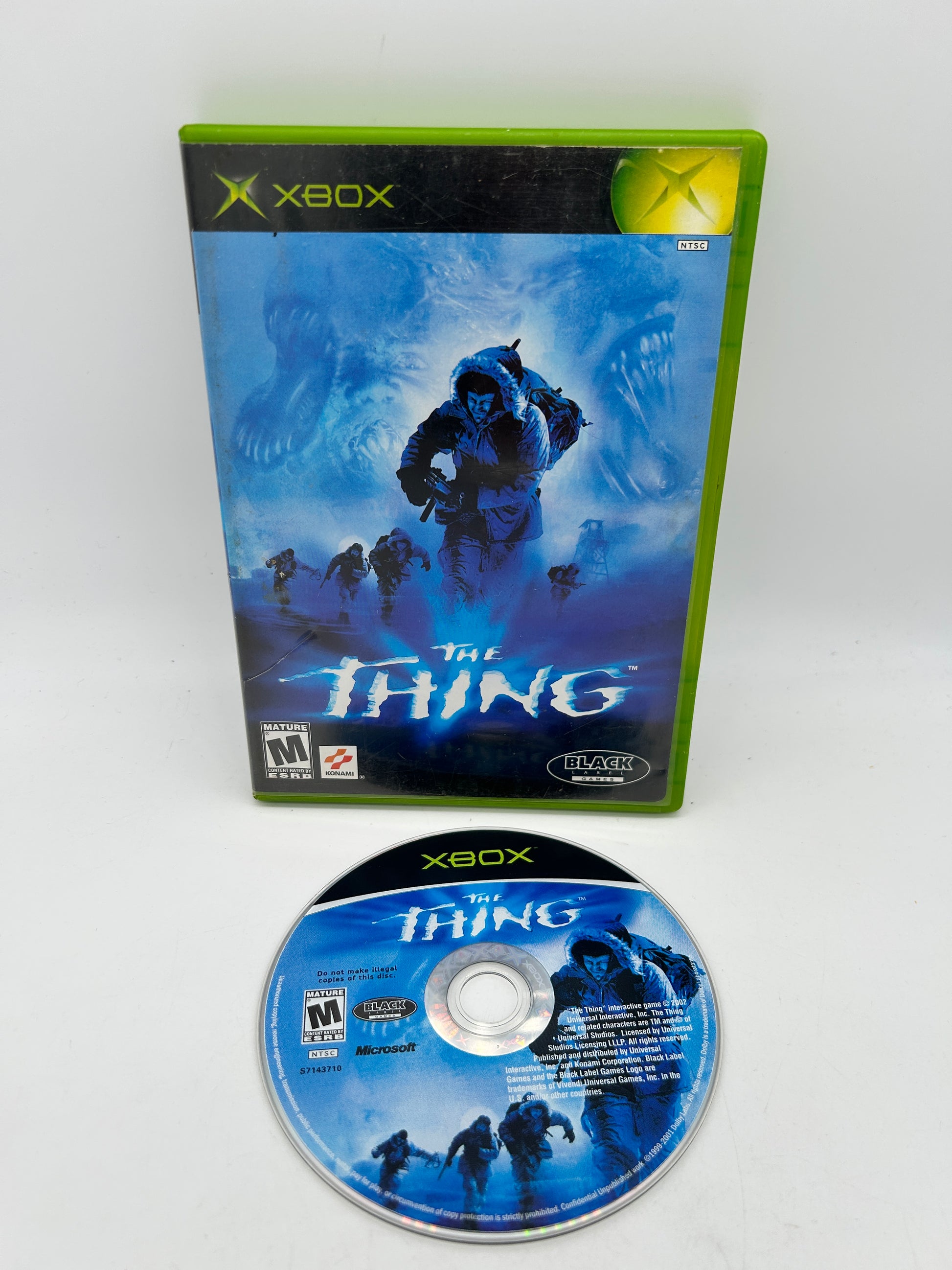 PiXEL-RETRO.COM : MICROSOFT XBOX COMPLET CIB BOX MANUAL GAME NTSC THE THING