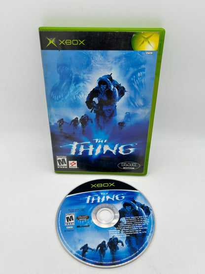 PiXEL-RETRO.COM : MICROSOFT XBOX COMPLET CIB BOX MANUAL GAME NTSC THE THING
