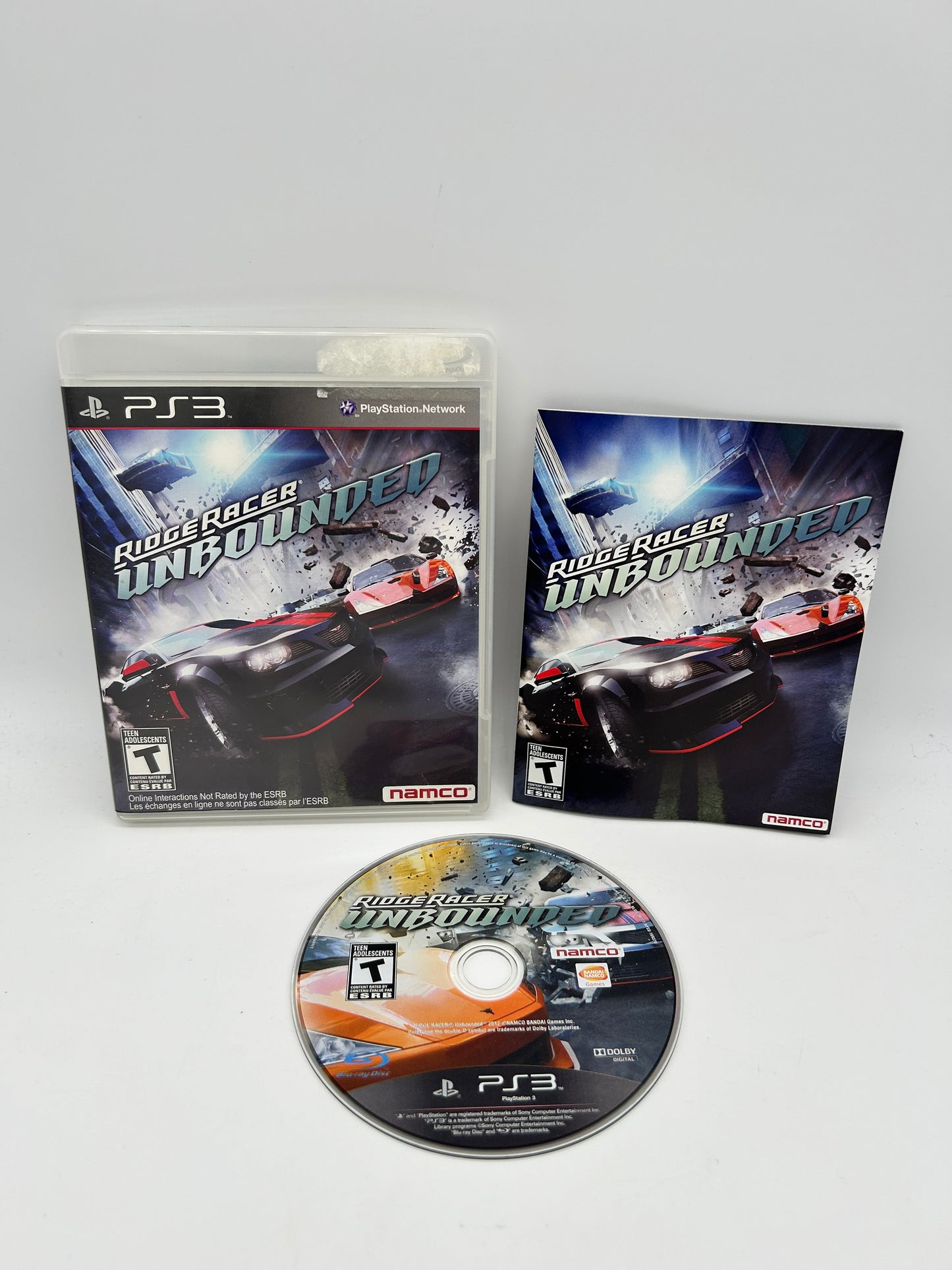 PiXEL-RETRO.COM : SONY PLAYSTATION 3 (PS3) COMPLET CIB BOX MANUAL GAME NTSC RIDGE RACER UNBOUNDED