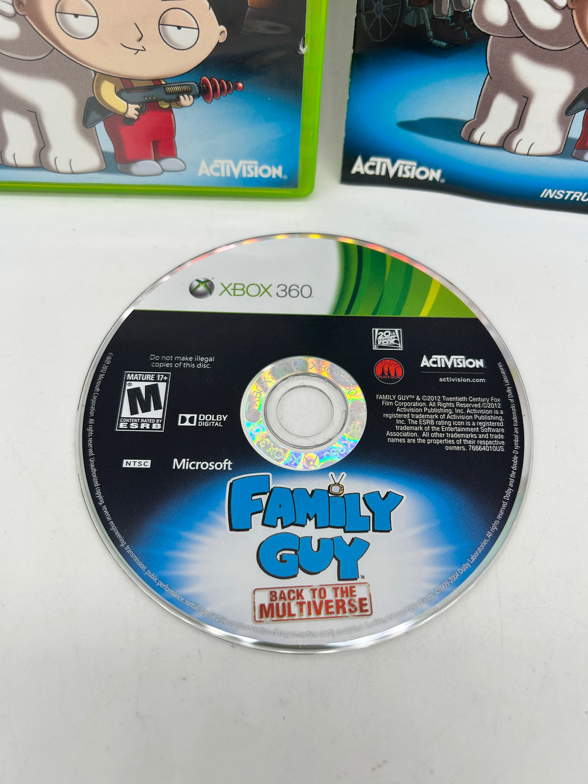 MICROSOFT XBOX 360 | FAMILY GUY: BACK TO THE MULTIVERSE