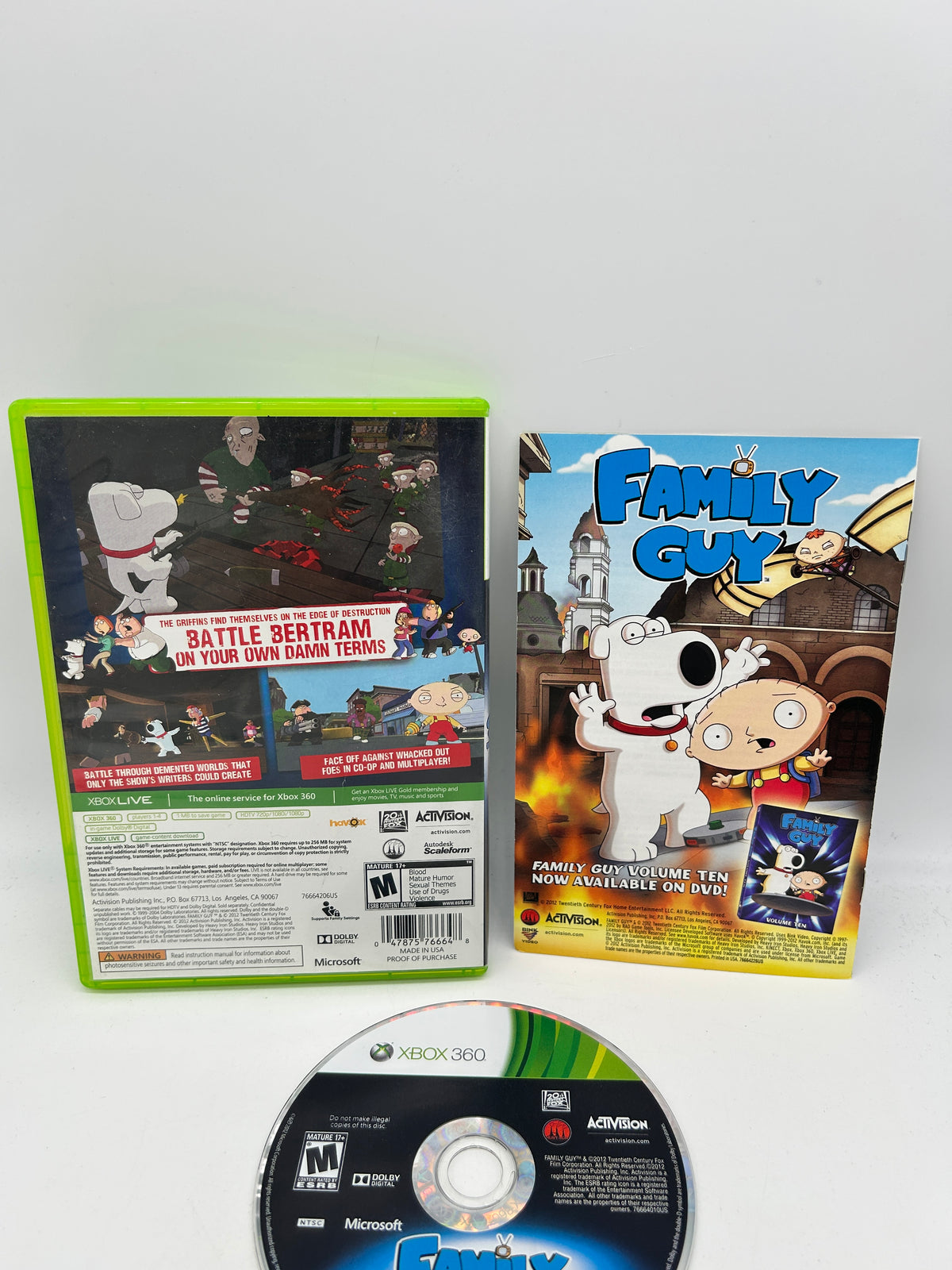 MICROSOFT XBOX 360 | FAMILY GUY: BACK TO THE MULTIVERSE