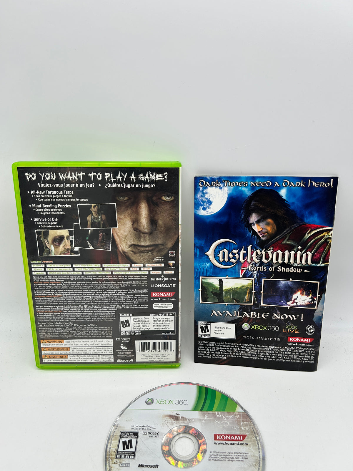 Microsoft XBOX 360 | SAW II FLESH & BLOOD