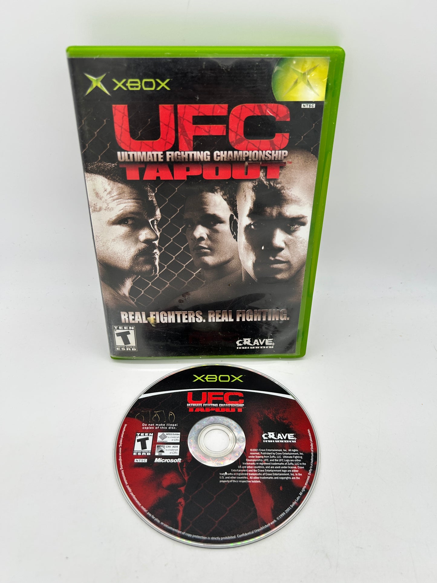 PiXEL-RETRO.COM : MICROSOFT XBOX COMPLETE CIB BOX MANUAL GAME NTSC UFC TAPOUT