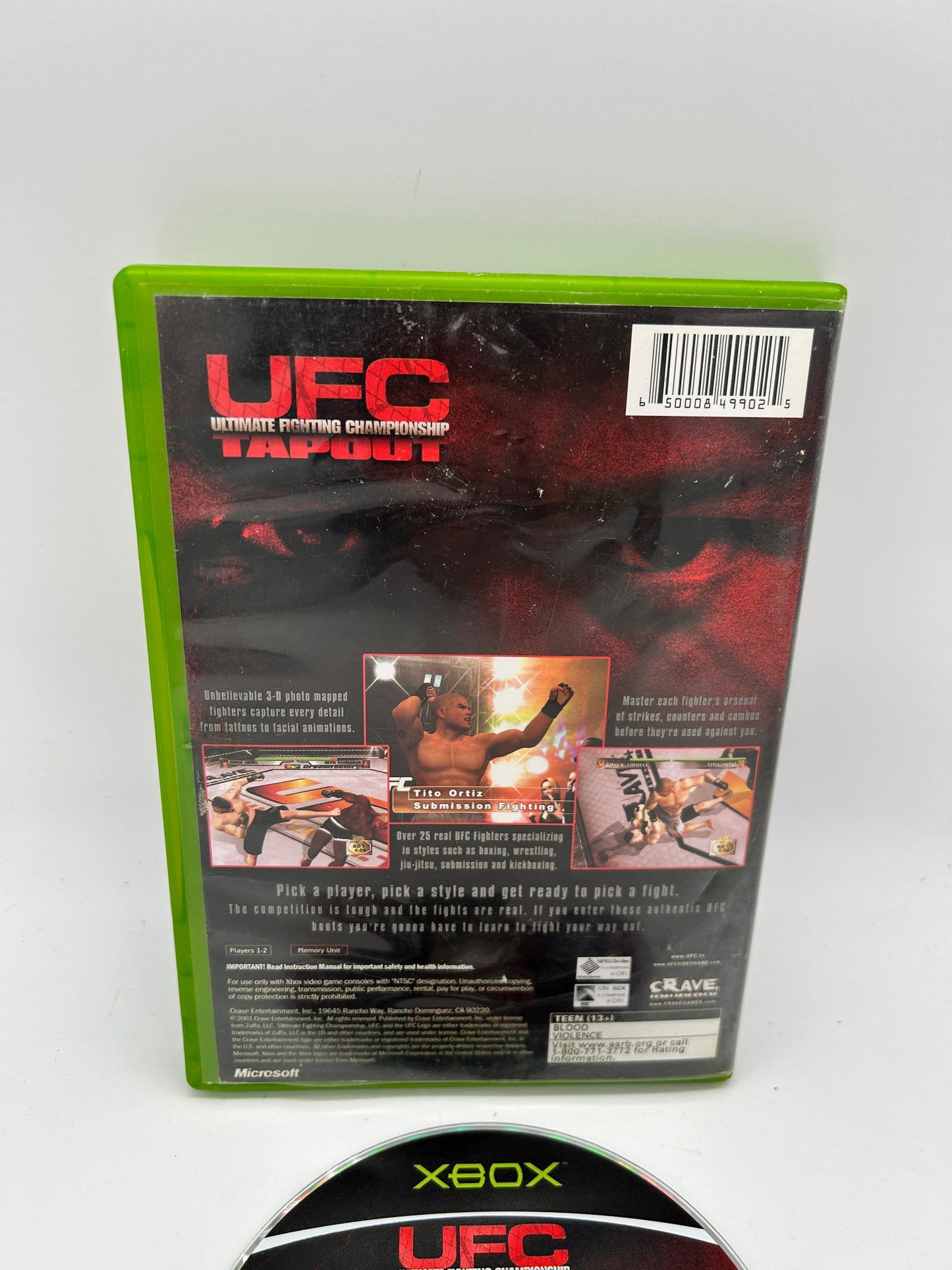 MiCROSOFT XBOX ORiGiNAL | UFC TAPOUT