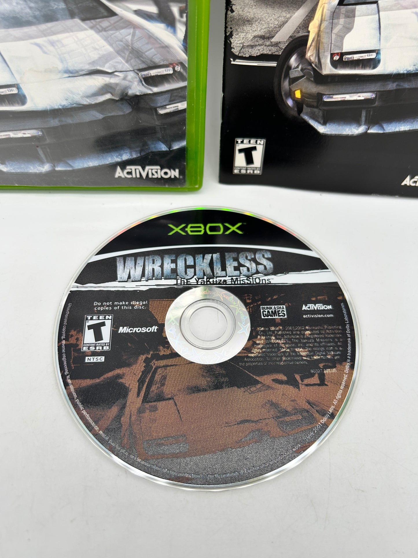 MiCROSOFT XBOX ORiGiNAL | WRECKLESS THE YAKUZA MiSSiONS
