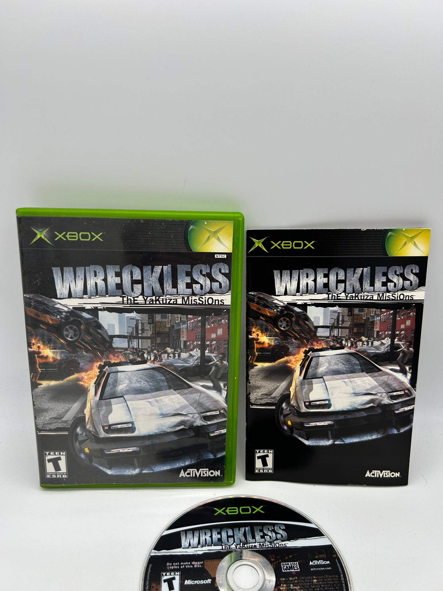 MiCROSOFT XBOX ORiGiNAL | WRECKLESS THE YAKUZA MiSSiONS