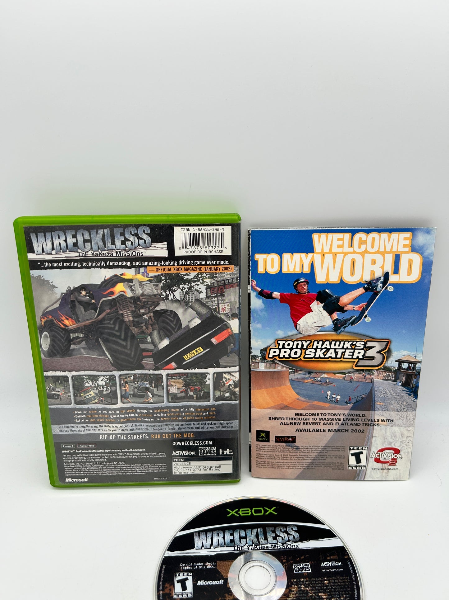 MiCROSOFT XBOX ORiGiNAL | WRECKLESS THE YAKUZA MiSSiONS