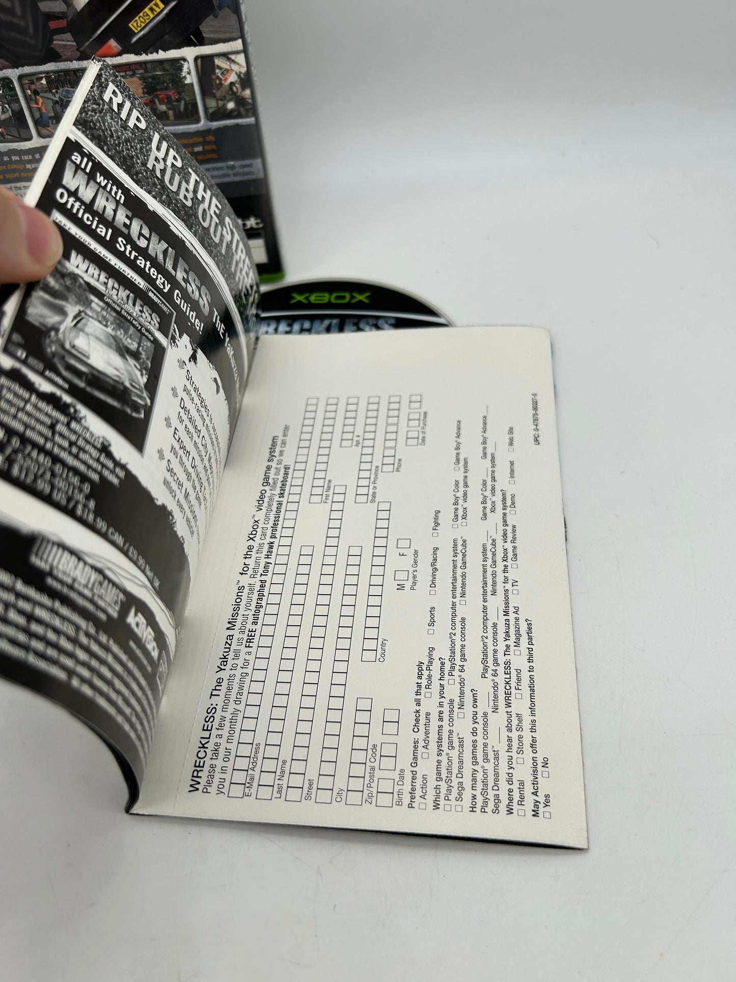 MiCROSOFT XBOX ORiGiNAL | WRECKLESS THE YAKUZA MiSSiONS