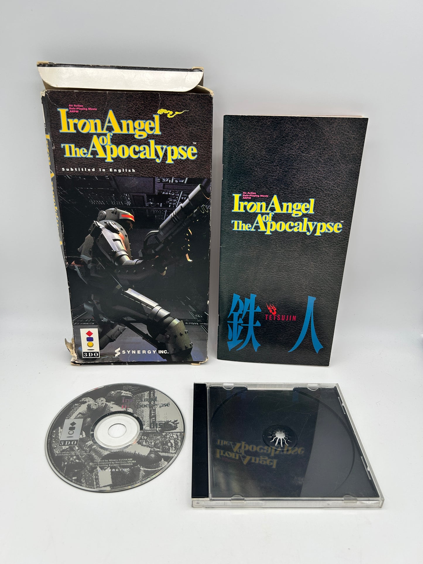 PiXEL-RETRO.COM : 3DO PANASONIC INSTRUCTION MANUAL NTSC GAME COMPLET CIB IRON ANGEL OF THE APOCALYPSE