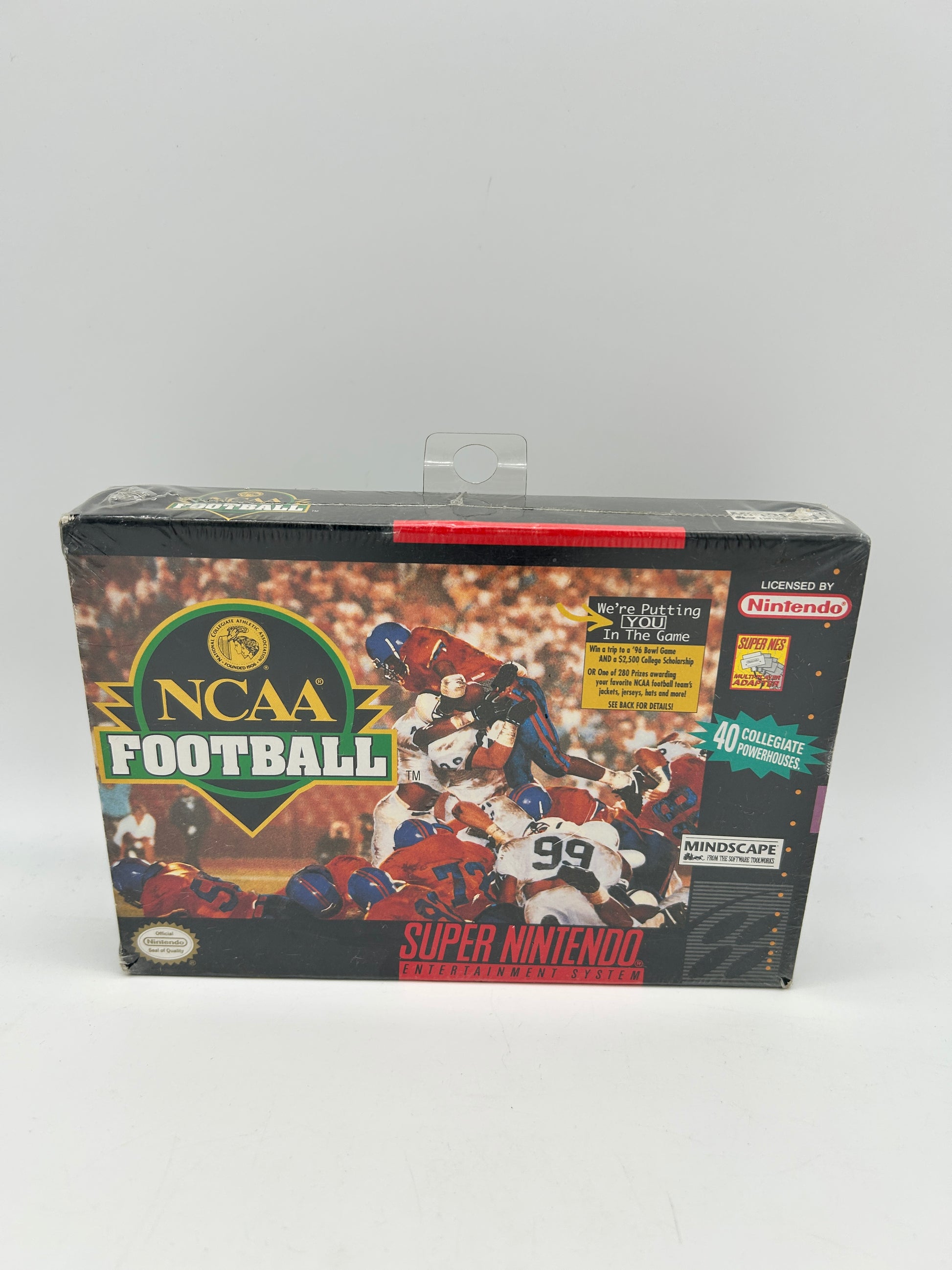 PiXEL-RETRO.COM : SUPER NINTENDO NES (SNES) NEW/SCELLED COMPLET CIB BOX MANUAL POSTER MAP GAME NTSC NCAA FOOTBALL