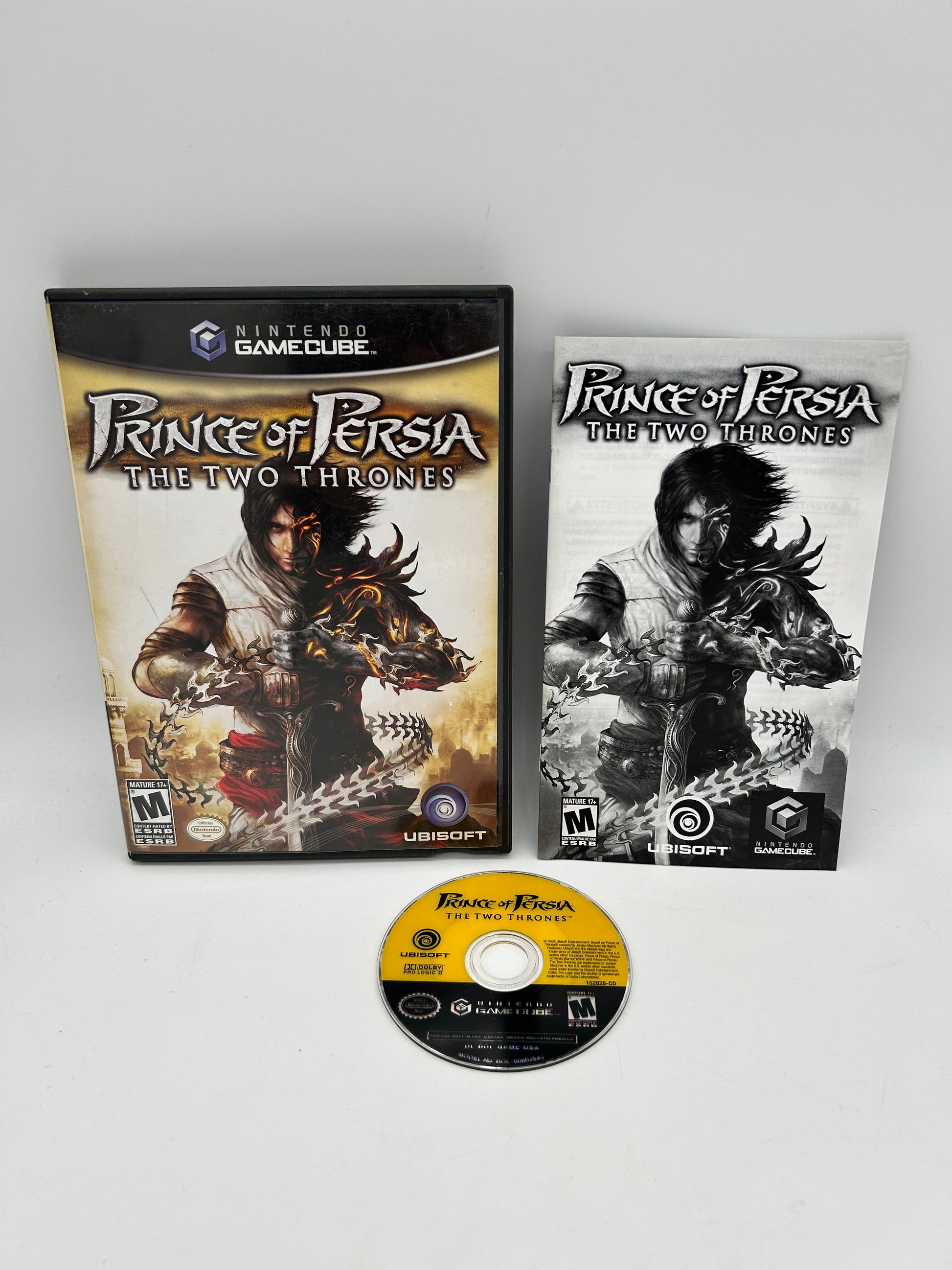 PiXEL-RETRO.COM : NINTENDO GAMECUBE COMPLETE CIB BOX MANUAL GAME NTSC PRINCE OF PERSIA THE TWO THRONES