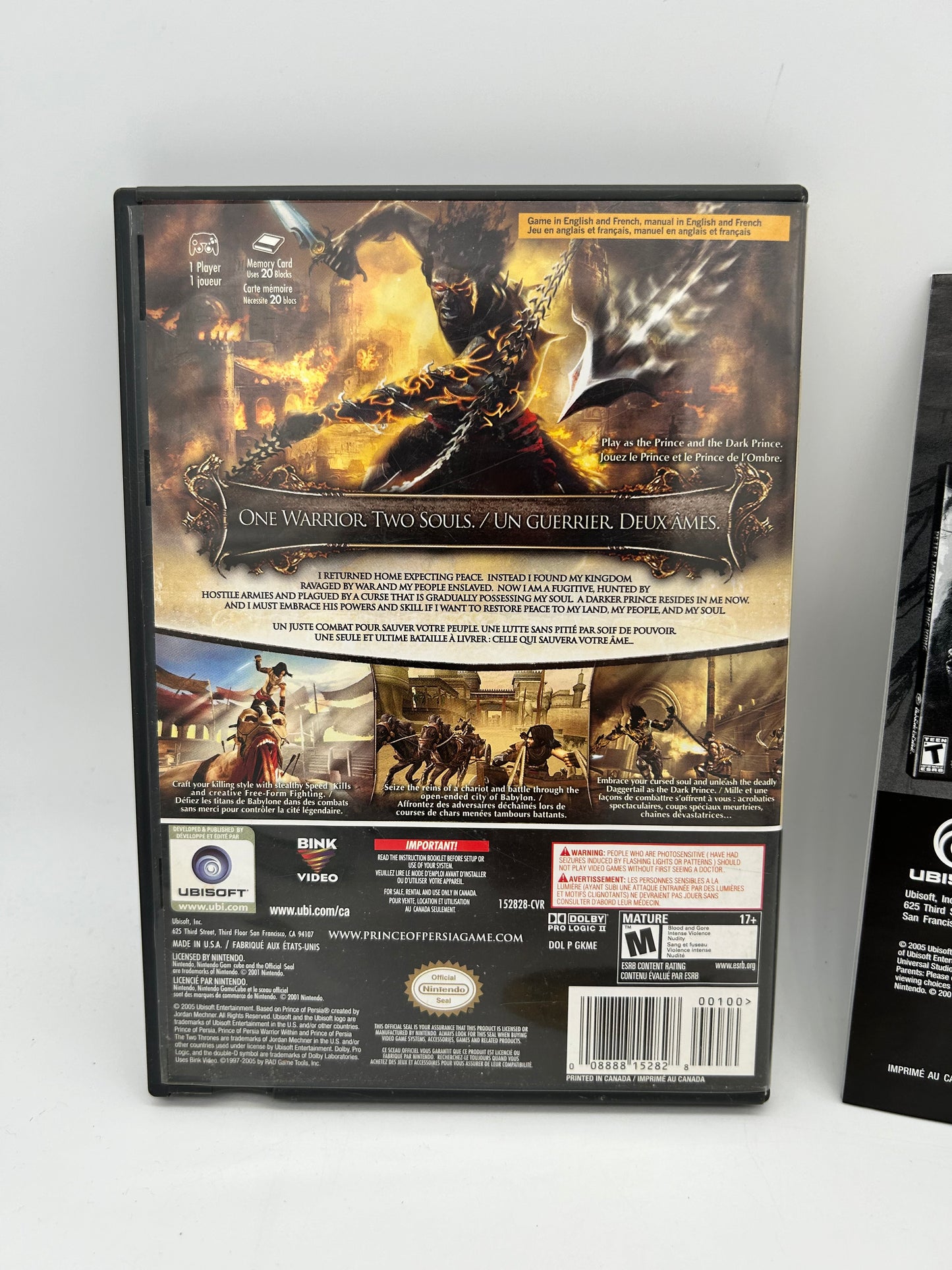 NiNTENDO GAMECUBE [NGC] | PRINCE OF PERSiA THE TWO THRONES