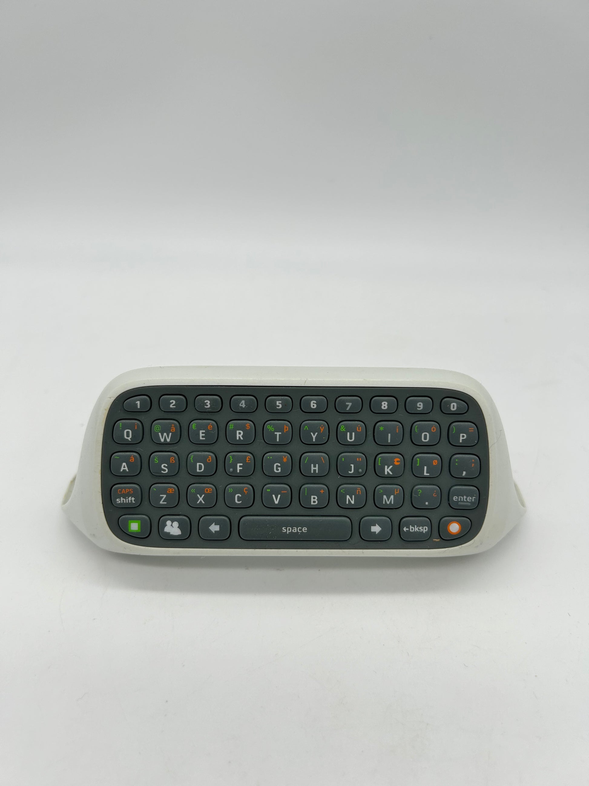 PiXEL-RETRO.COM : MICROSOFT XBOX 360 WIRELESS KEYPAD CHAT PAD KEYBOARD NTSC MODEL X814365-001