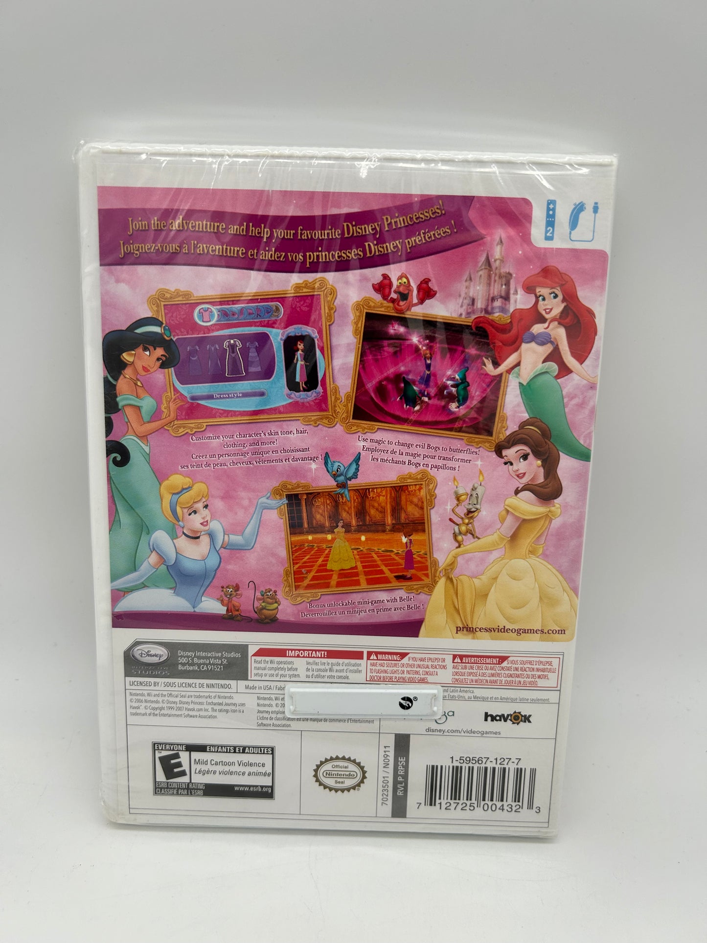 NiNTENDO Wii | DISNEY PRINCESS ENCHANTED JOURNEY