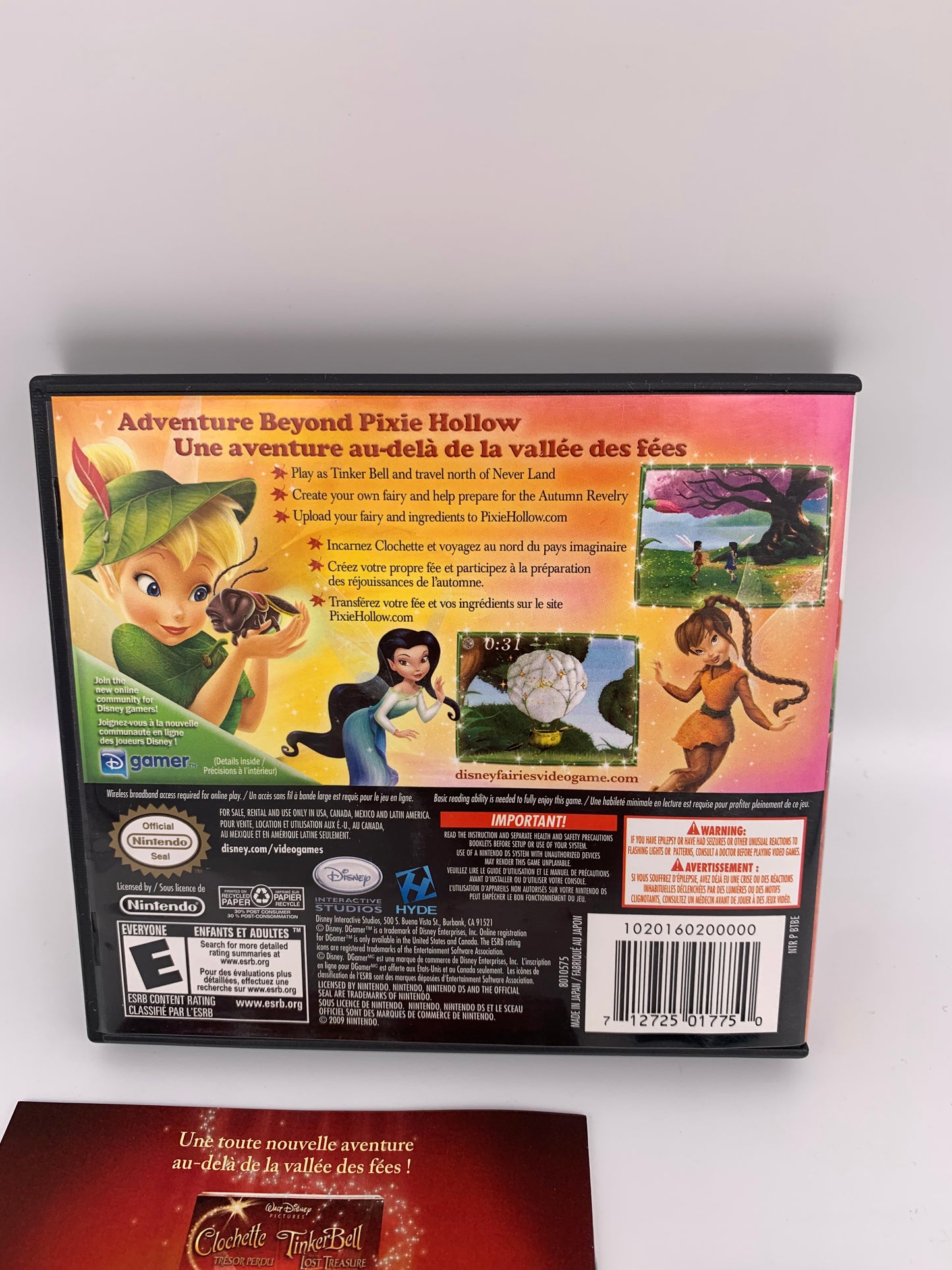 NiNTENDO DS | TiNKER BELL AND THE LOST TREASURE
