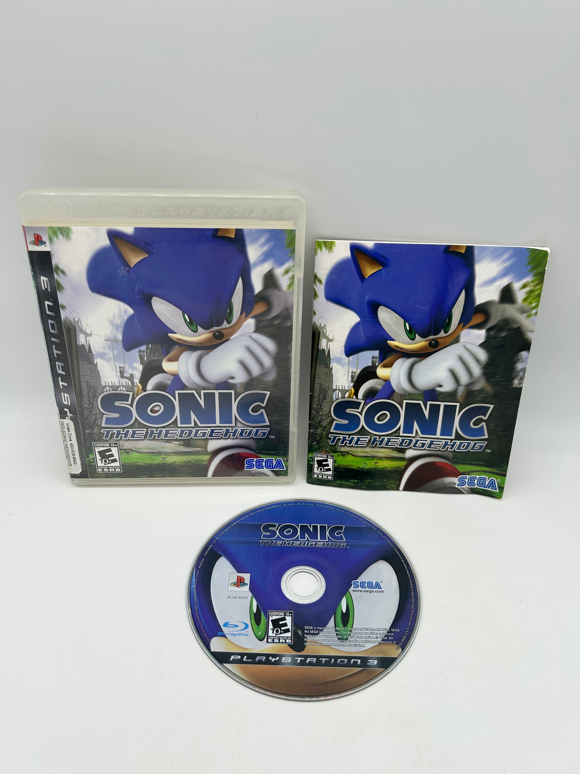 PiXEL-RETRO.COM : SONY PLAYSTATION 3 (PS3) COMPLET CIB BOX MANUAL GAME NTSC SONIC THE HEDGEHOG
