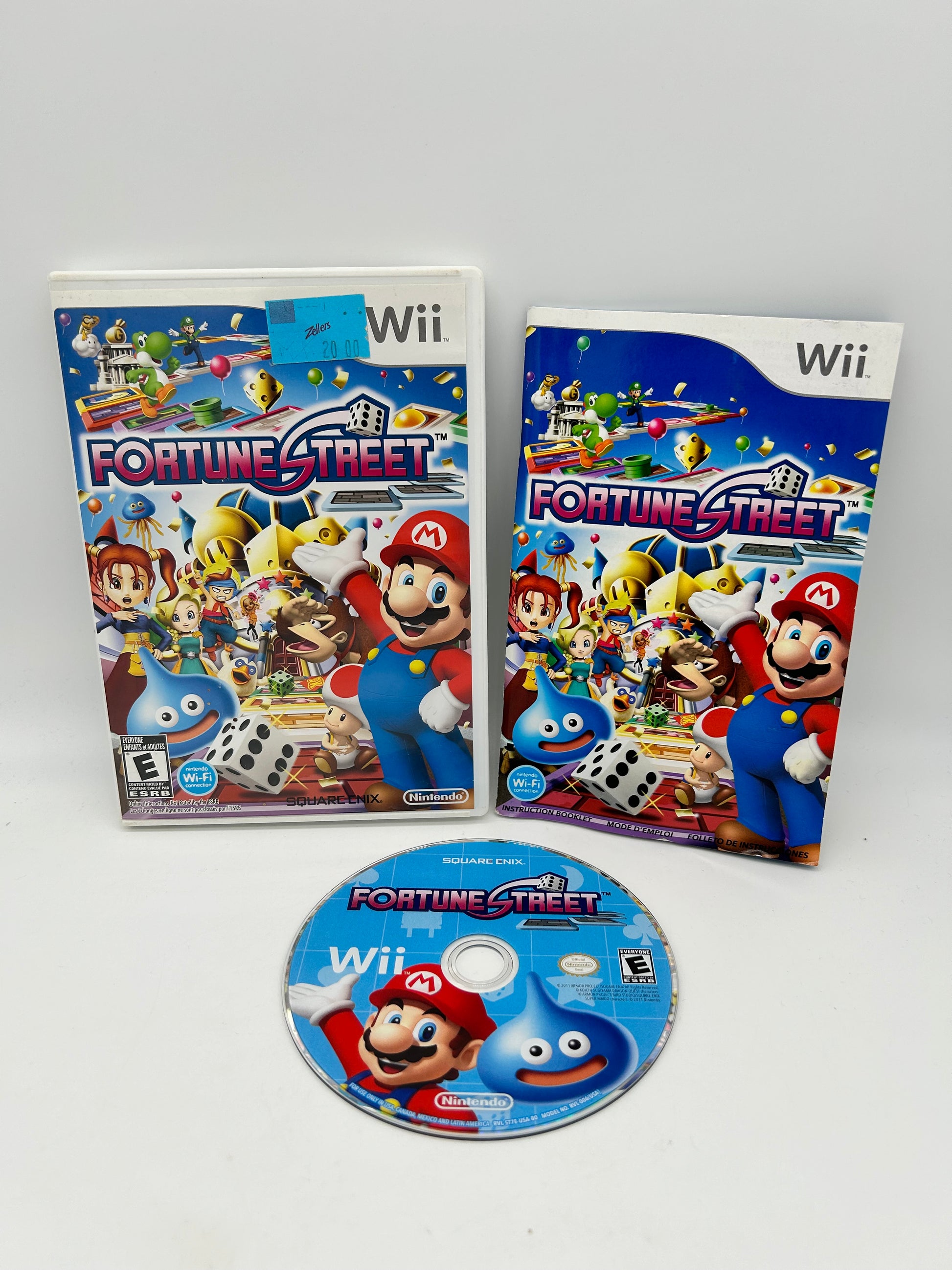 PiXEL-RETRO.COM : NINTENDO WII COMPLET CIB BOX MANUAL GAME NTSC FORTUNE STREET