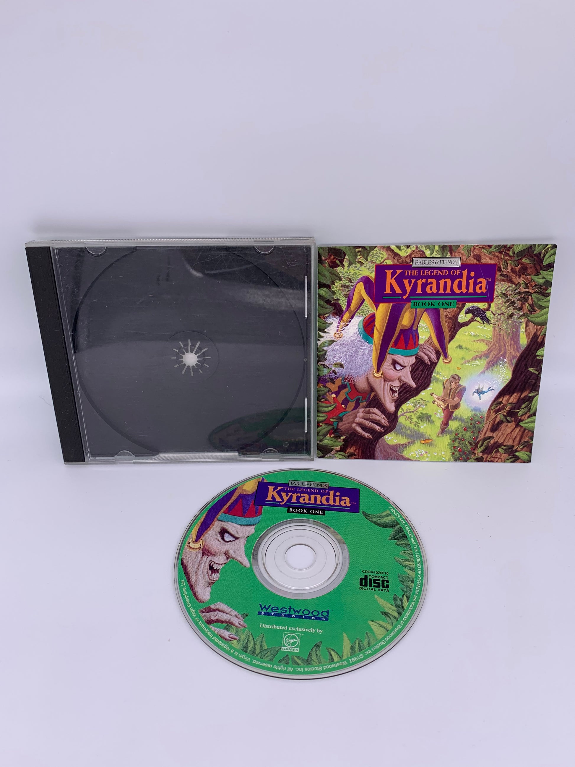 PiXEL-RETRO.COM : COMPUTER (PC) COMPLETE CIB BOX MANUAL GAME NTSC FABLES & FRIENDS THE LEGEND OF KYRANDIA BOOK ONE