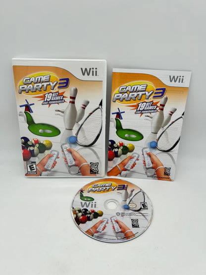 PiXEL-RETRO.COM : NINTENDO WII COMPLET CIB BOX MANUAL GAME NTSC GAME PARTY 3