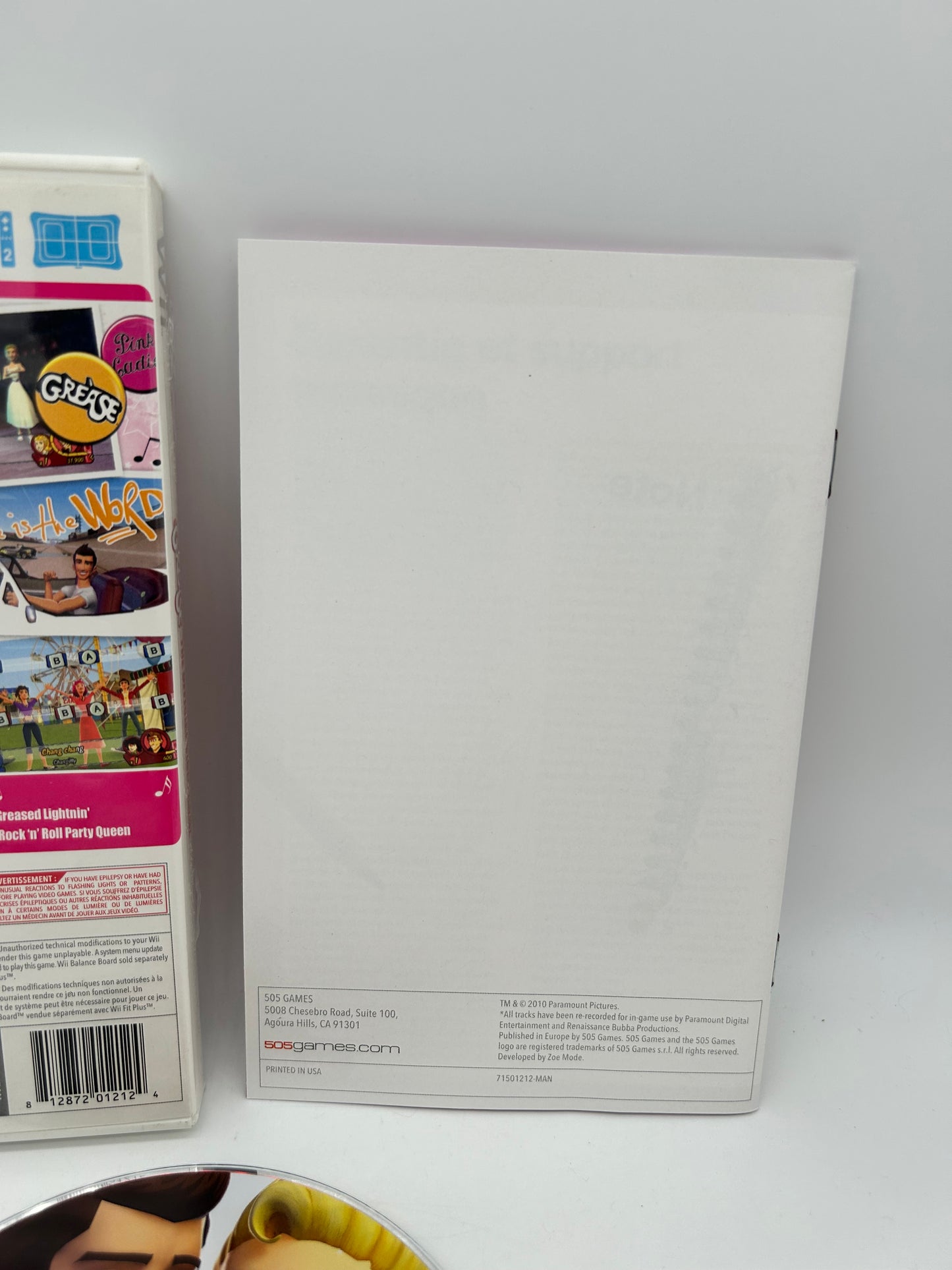 NiNTENDO Wii | GREASE THE OFFiCiAL ViDEO GAME