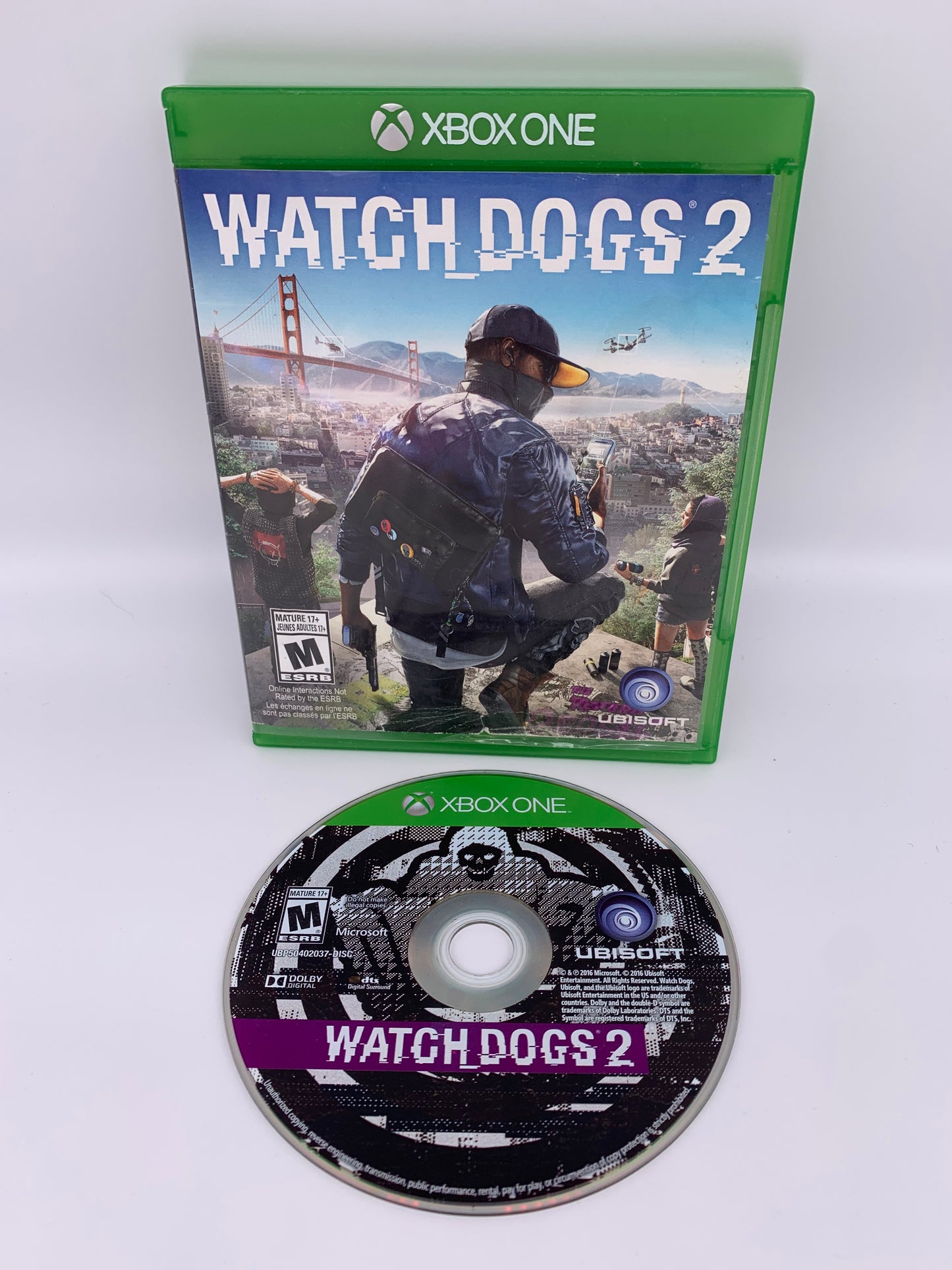 PiXEL-RETRO.COM : MICROSOFT XBOX ONE COMPLETE CIB BOX MANUAL GAME NTSC WATCH DOGS 2