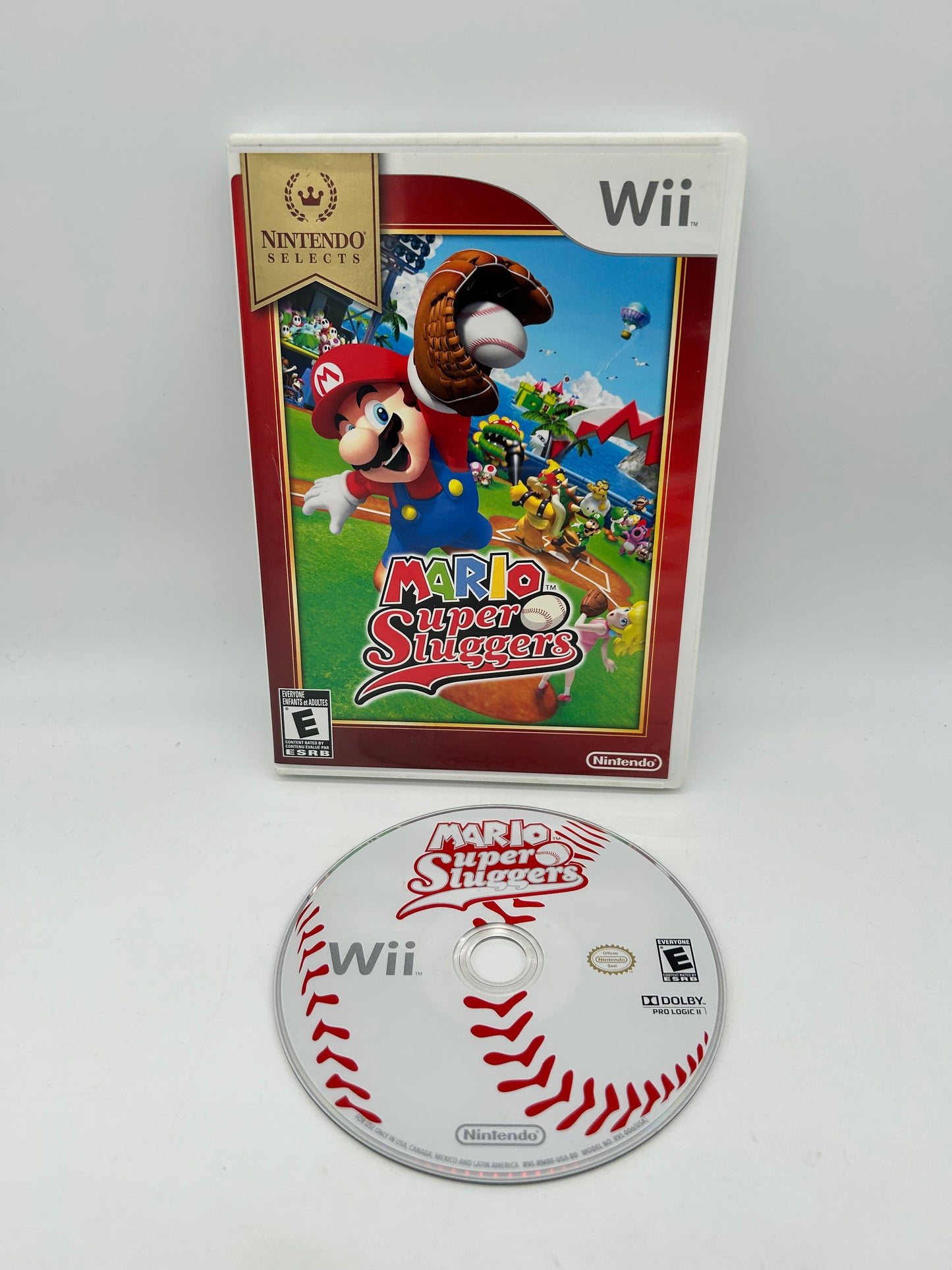 PiXEL-RETRO.COM : NINTENDO WII COMPLET CIB BOX MANUAL GAME NTSC MARIO SUPER SLUGGER