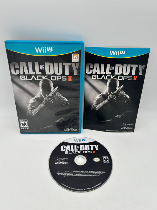 PiXEL-RETRO.COM : NINTENDO WII U COMPLET CIB BOX MANUAL GAME NTSC CALL OF DUTY BLACK OPS II